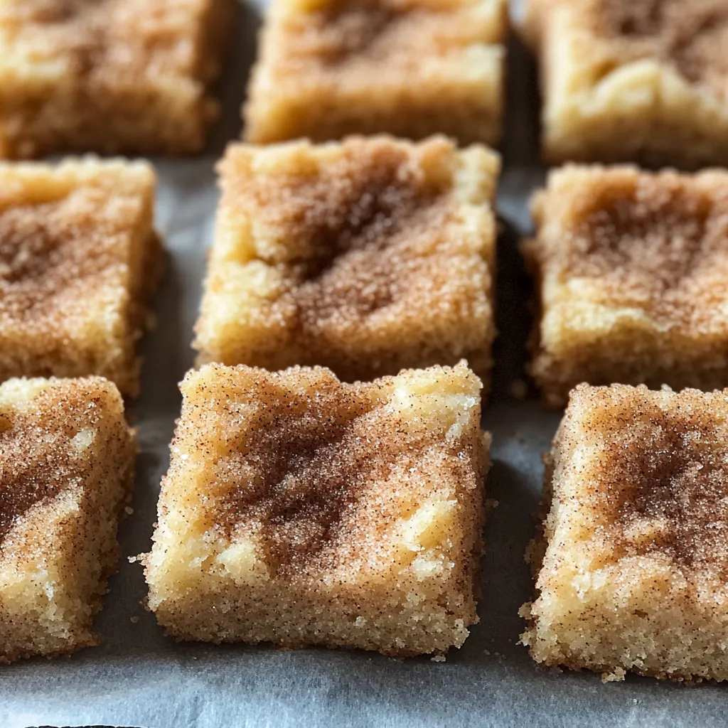 Snickerdoodle Bars Recipe