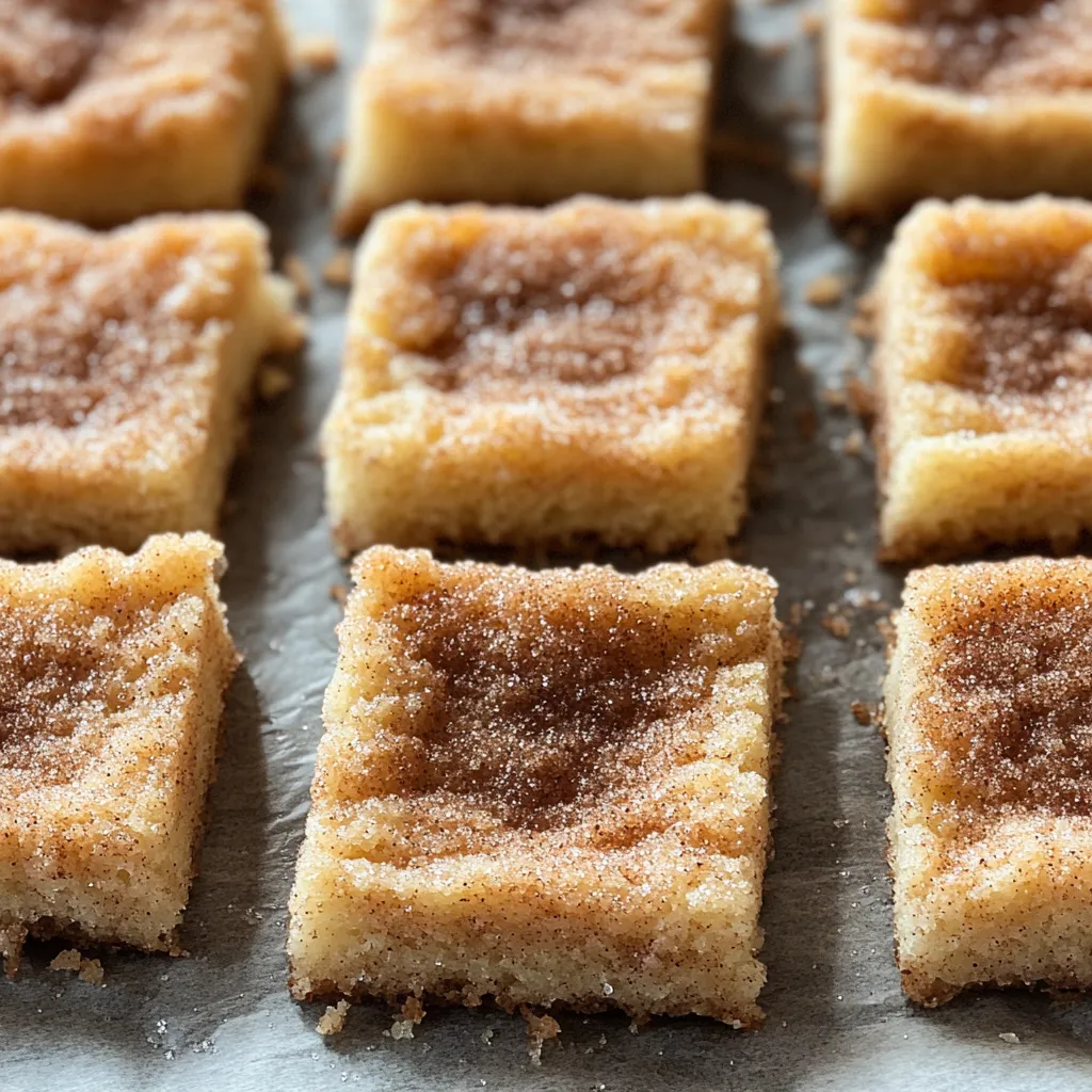 Easy Snickerdoodle Bars
