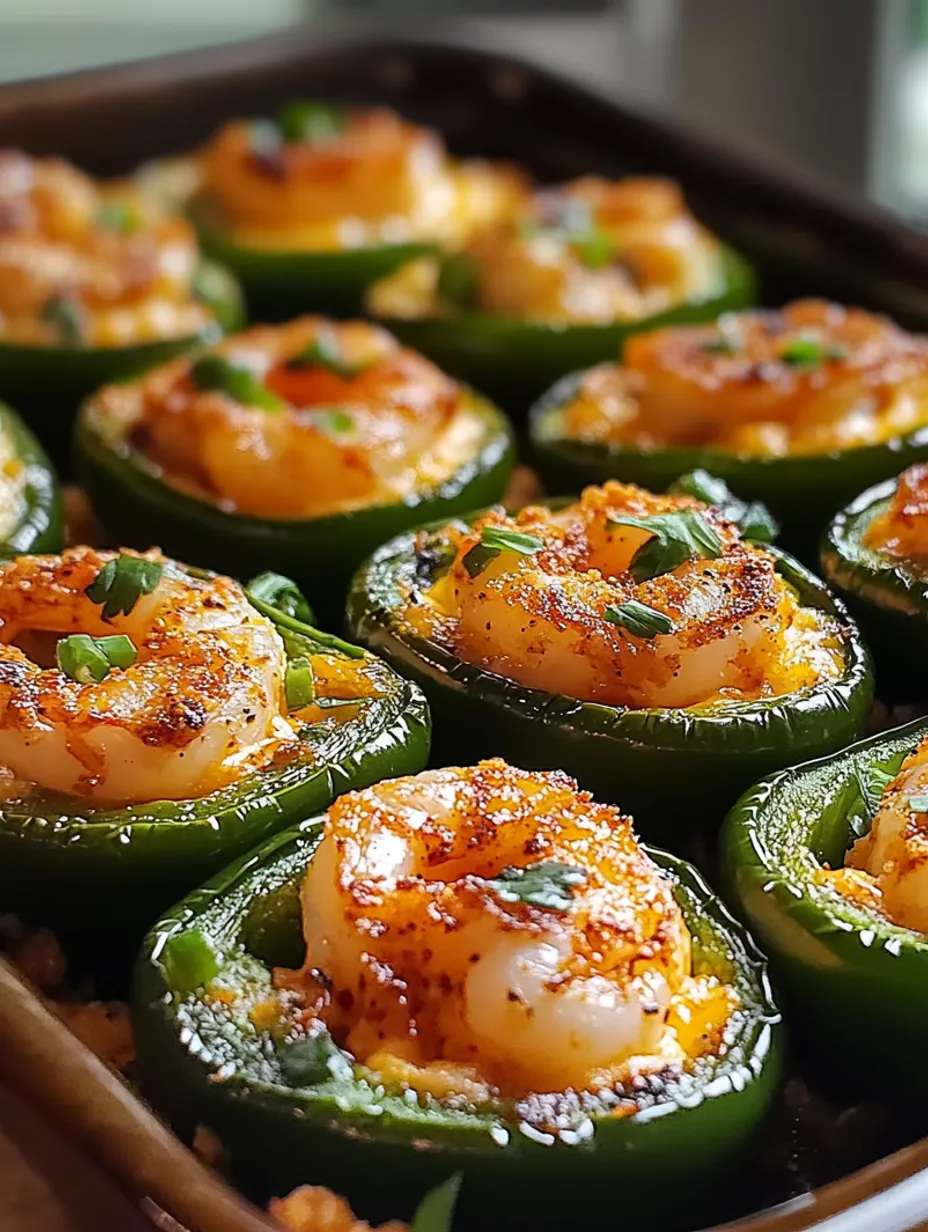 Fiery Cajun Shrimp Stuffed Jalapeños Recipe