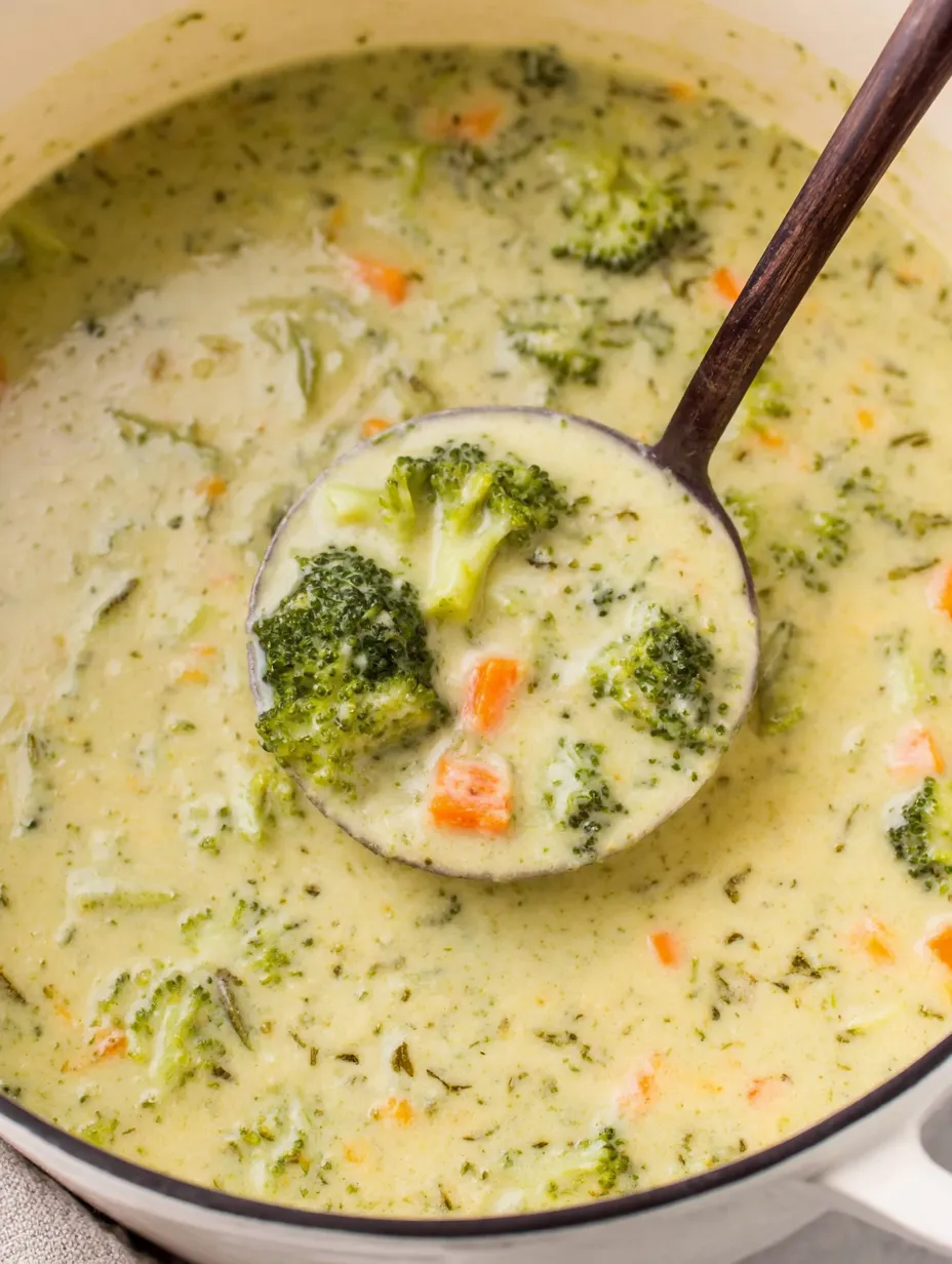 A spoon in a bowl of soup.