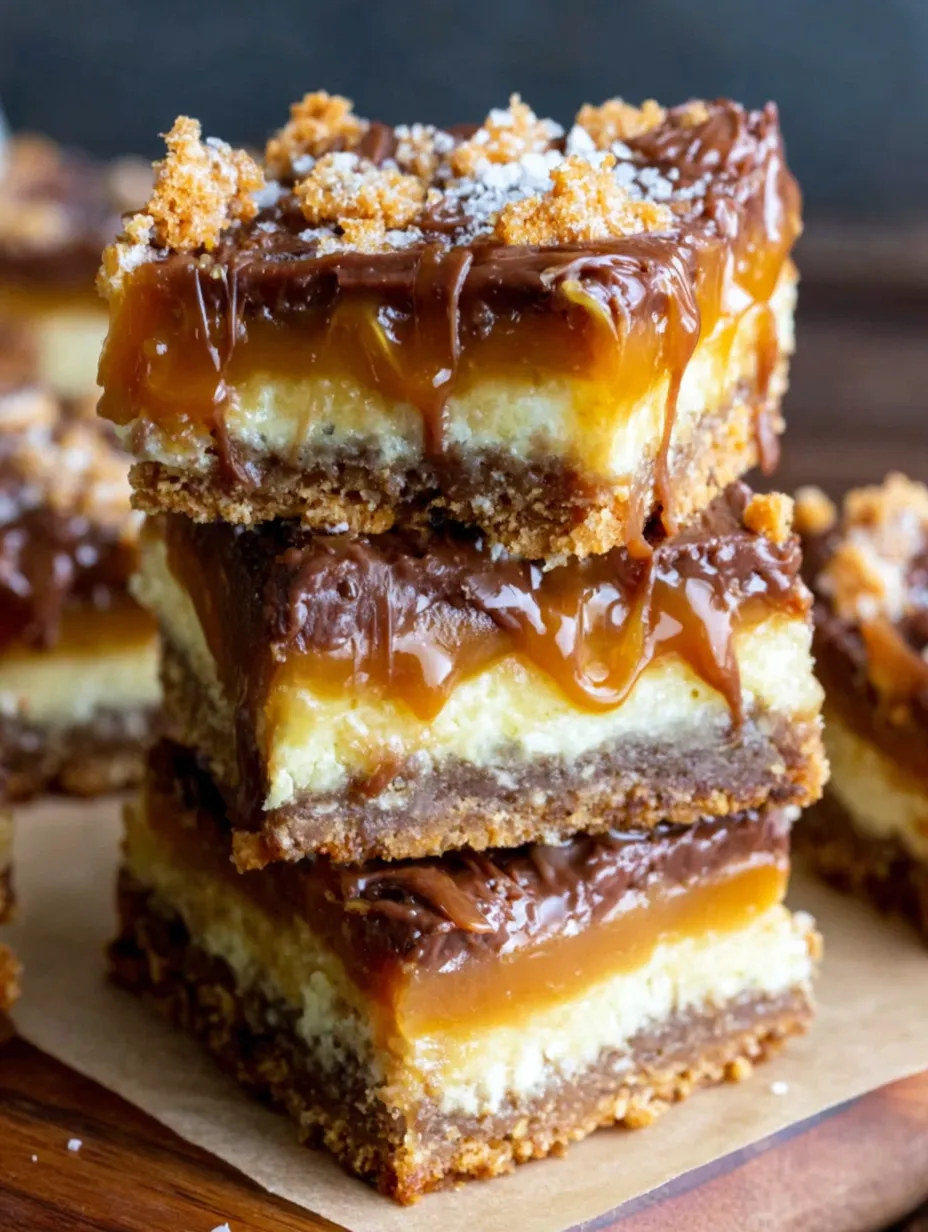 A stack of Butterfinger Caramel Bars.