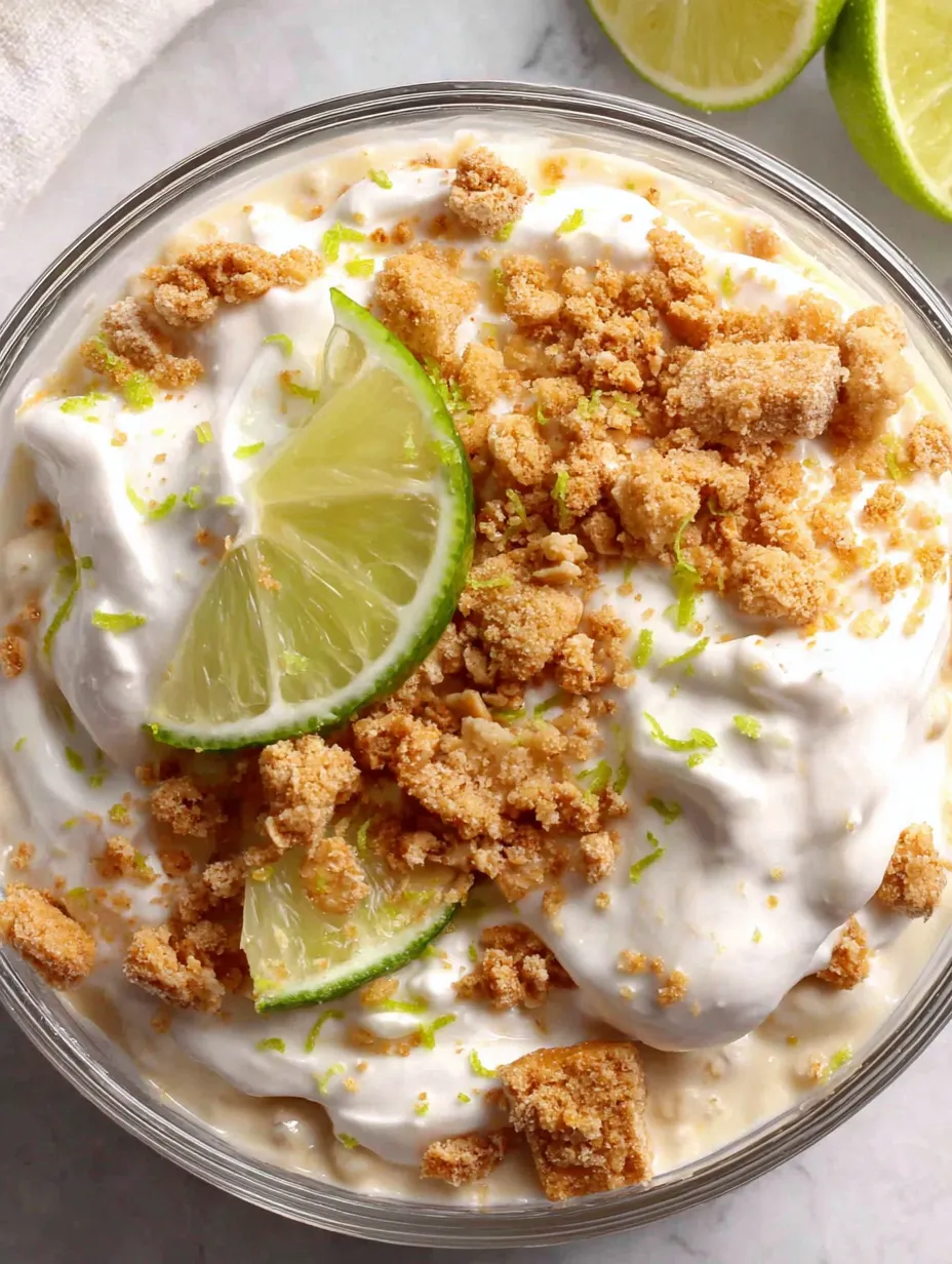A bowl of gluten free keylime pie.