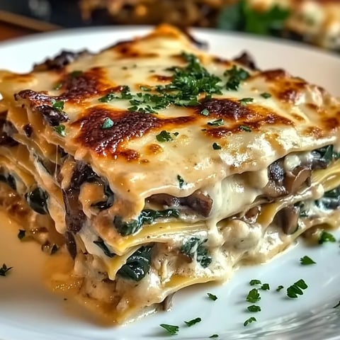 Spinach and mushroom dish